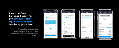 UI Concept Design for Berjaya Times Square Theme Park