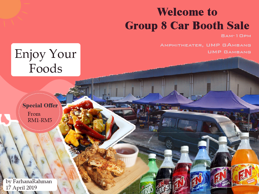 Designing Banner for Car Boot Sale