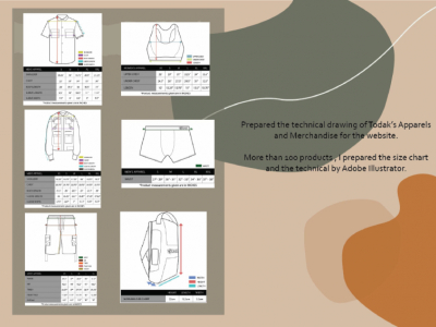 Technical Drawing / Size chart