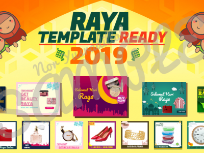 (Banner ads) Raya Template Ready 2019 for Picmote