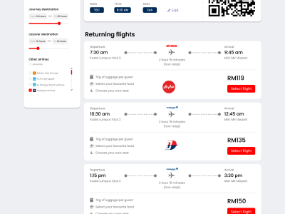 AirAsia Website Redesign