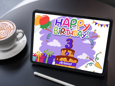 Happy 3rd Birthday, Artmeet!