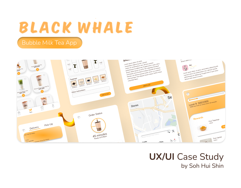 Black Whale App - UX Case Study