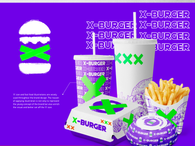 X-Burger Brand Design