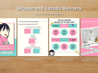 The Beauty Matters eCommerce Banner (Shopee & Lazada)