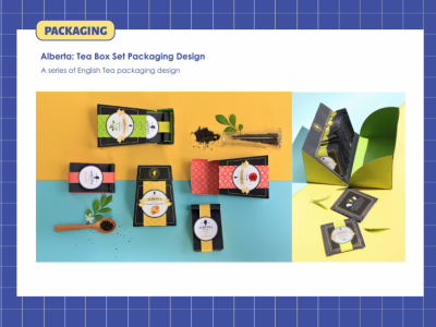 Alberta: Tea Box Set Packaging Design