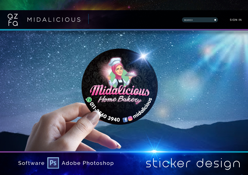 Sticker Design (Midalicious)