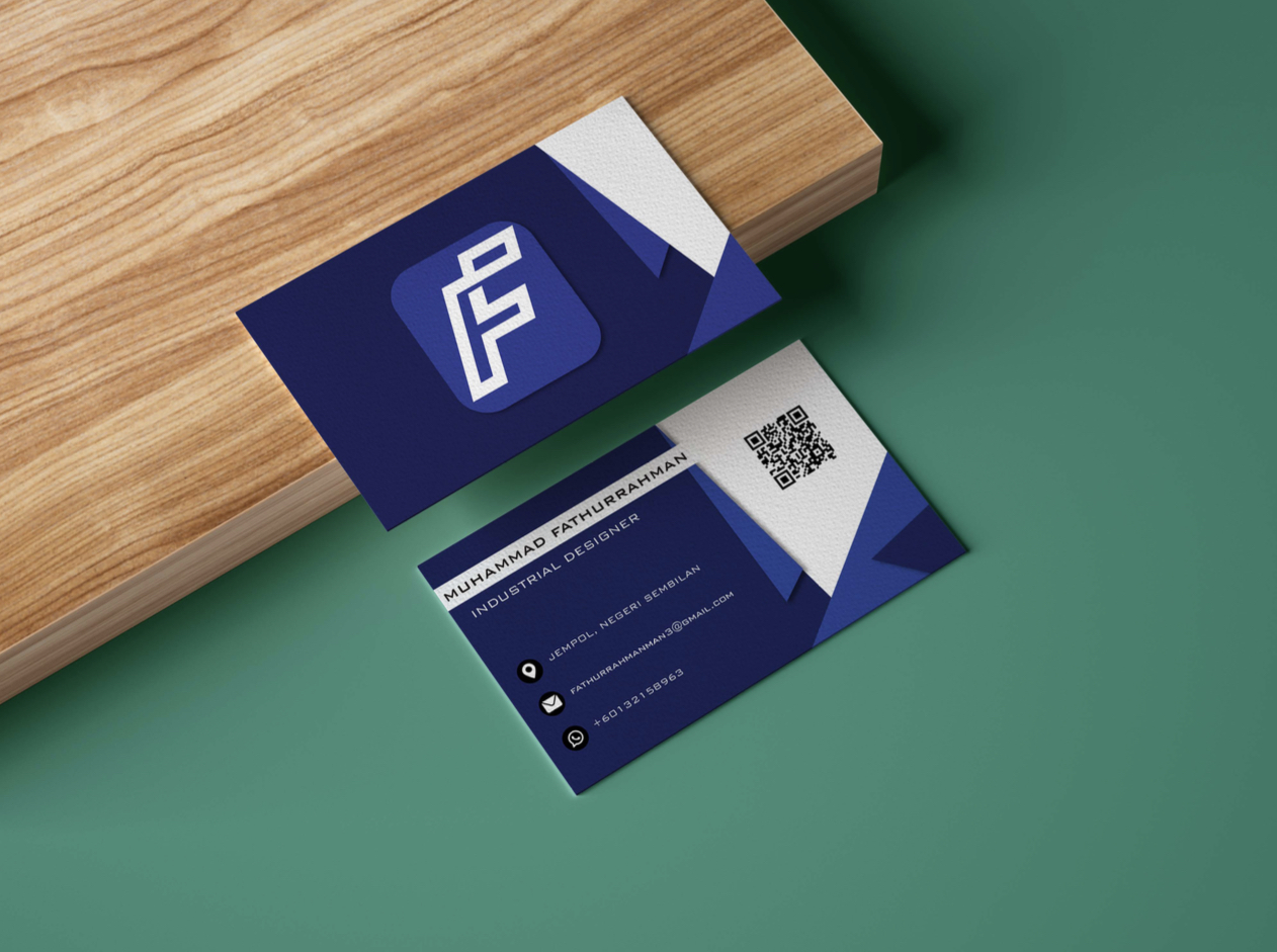 Call card mockup 