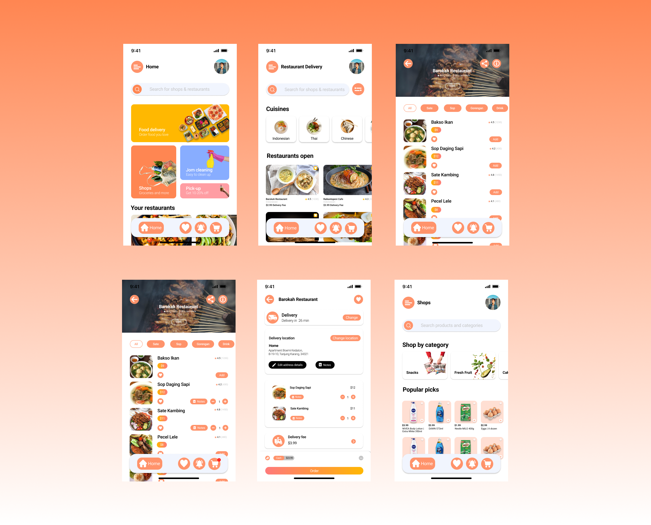 Foodie Mobile App