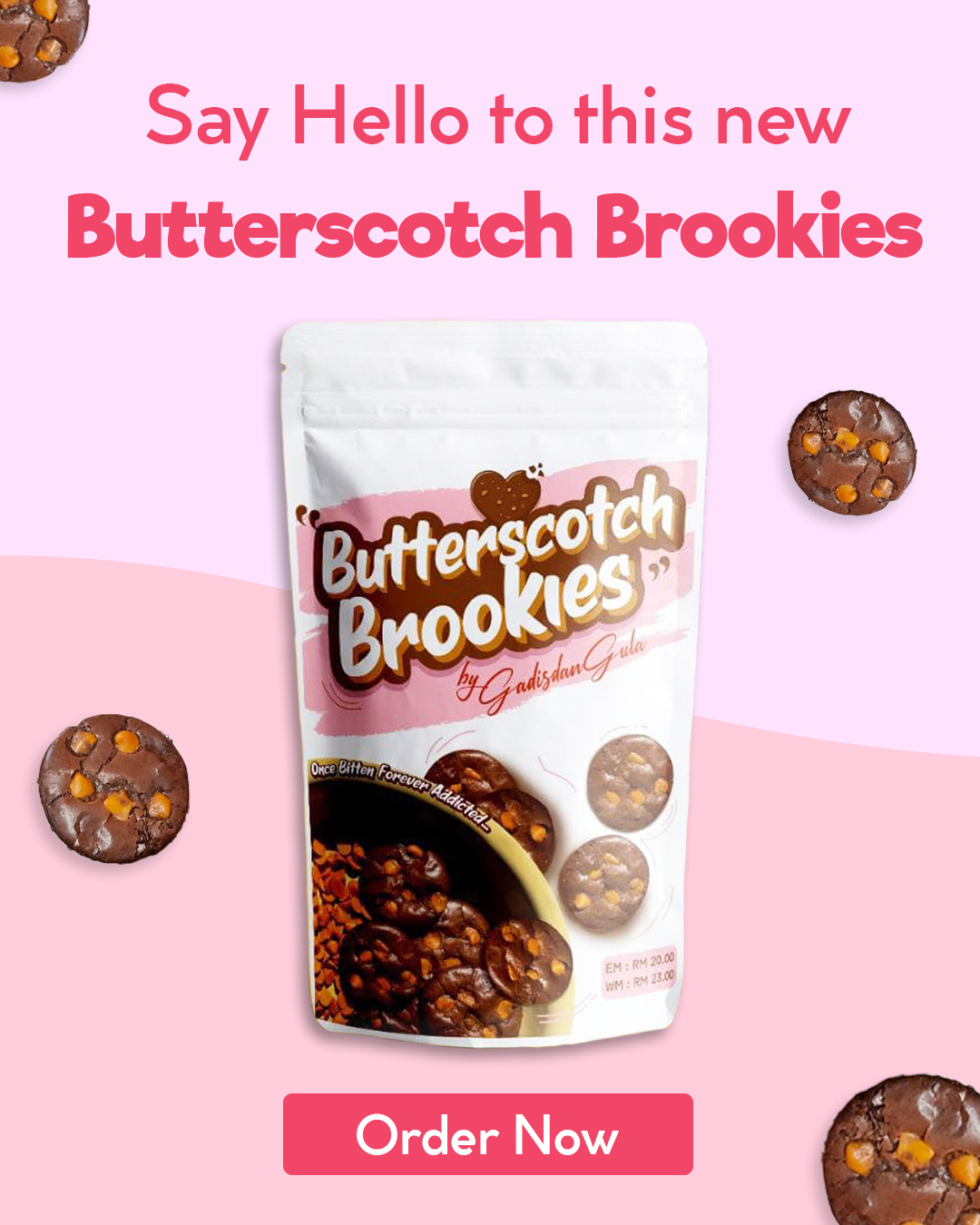 Gadis & Gula Butterscotch Brookies Launch Static