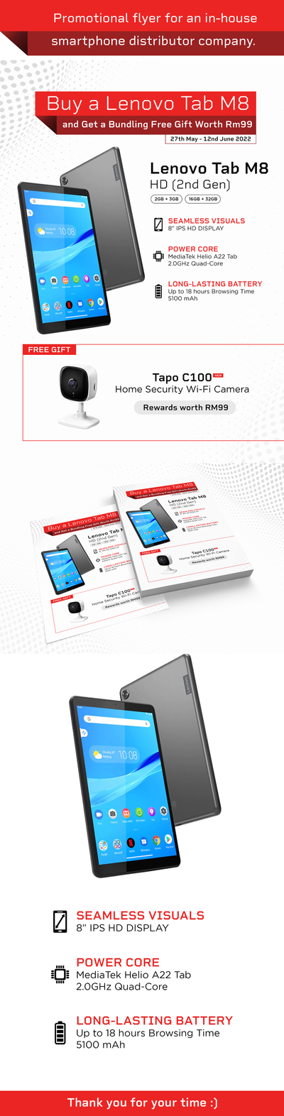 📱Smartphone Promotional Flyer - Digital Work