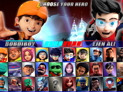 Boboiboy vs Ejen Ali Fan-made Game Concept