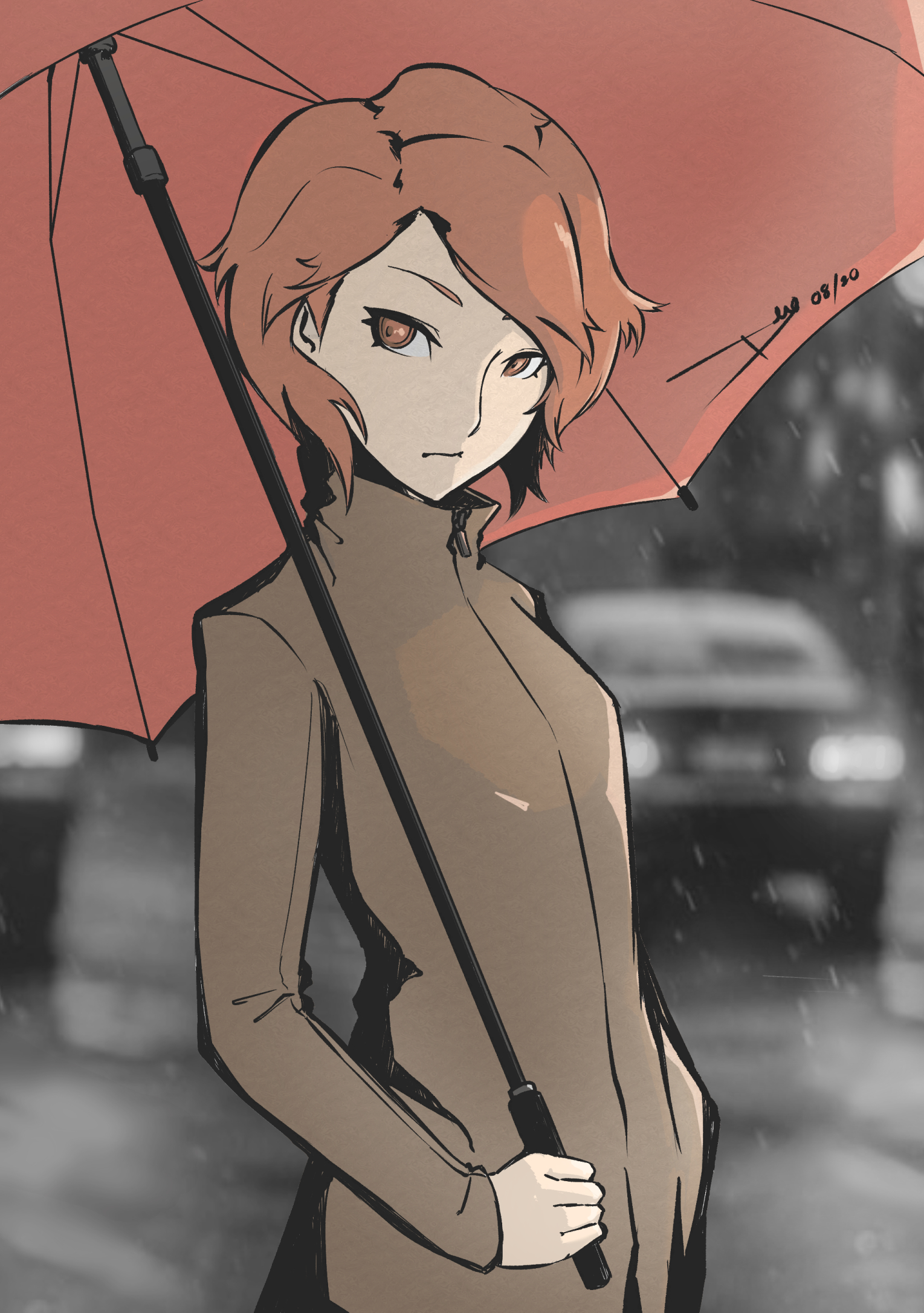 The umbrella girl